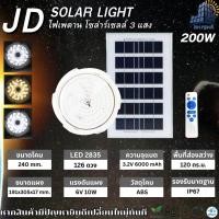 ราคา JD ไฟเพดานโซล่าร์เซลล์ ปรับได้3สี JD XD 1000w 650w 300w 200w 100w JD Solar lights โคมไฟโซล่าเซลล์ ไฟติดห้องนั้งเล่นพลังงานแสงอาทิตย์ Solar ceiling light รับประกัน 3 ปี (22305741031)