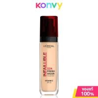 ราคา LOréal Paris Infaillible Fresh Wear Foundation 30ml ลอรีอัล ปารีส รองพื้นผสมสารป้องกันแสงแดด (22779023997)