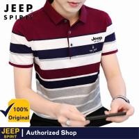ราคา 618JEEP SPIRIT2024 Summer Polo Short Sleeve T shirt Youth Fit Casual polo shirt Shirt Sport Cotton (22073794047)