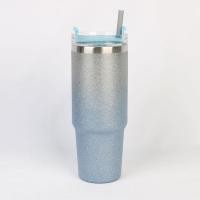 ราคา แก้วเก็บความเย็น แก้วเก็บอุณหภูมิ แก้วเก็บเย็น24ชม แก้วสแตนเลส แก้วกากเพชร แก้วสแตนเลส ขนาด30oz 890ml พร้อมหลอด 876 (19330705794)