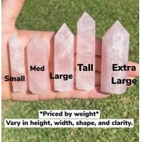 ราคา Rose Quartz Point Rose Quartz Crystal Point Rose Quartz Stone Point Healing Crystals and Stones Raw Rose Quartz Crystal Point (13596315559)