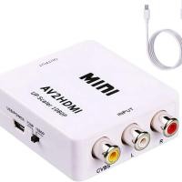 ราคา SRAS ตัวแปลงสาย av2hdmi หัวแปลง AV to HDMI Converter 1080P ตัวแปลงสัญญาณภาพและเสียงจาก AV เป็น HDMI RCA to HDMI D PHONE (22538563570)