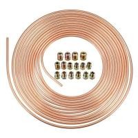 ราคา 25ft 7 62เมตรม้วนท่อม้วน3 16 OD ท่อเบรคนิกเกิลทองแดงท่อสายท่อท่อท่อท่อป้องกันสนิมกับ16ชิ้นหัวน็อตแบบท่อ (19329092520)