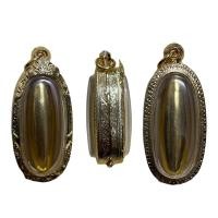 ราคา เหล็กไหลพระเปียกทองพร้อมกรอบทองไมครอนผ่านพิธีกรรมอัญเชิญจากสายใต้ (14090284643)