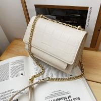 ราคา Poshbag พร้อมส่ง กระเป๋าสะพายไหล่ลายหินสีดำ กระเป๋าสวย สะพายข้าง หนัง (21915234161)