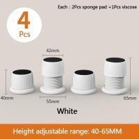 ราคา OATSBASF ปรับเฟอร์นิเจอร์ Risers Heavy Duty Bed Risers สําหรับหอพักโต๊ะโซฟาโซฟาด้านล่างความสูงแผ่นป้องกันพื้นอุปกรณ์สําหรับโต๊ะโซฟาเก้าอี้ (22530223763)