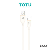 ราคา TOTU CB 6 T สายชาร์จเร็ว 5A SILICONE DATA CABLE ความยาว 1 เมตร สำหรับ Type C (21296682279)