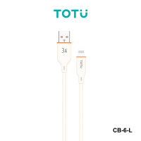 ราคา TOTU CB 6 L สายชาร์จเร็ว 3A SILICONE DATA CABLE ความยาว 1 เมตร (21296656123)