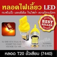 ราคา ไฟเลี้ยว LED T20 45SMD กระพริบเร็ว ขั้วเสียบ 7440 แสงสีส้ม ไม่ใช่ ไฟไอติม หลอดไฟเลี้ยว LED 2 Pcs Packing (130969038)