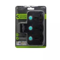 ราคา ปลั๊กไฟ anitech H121 แบบไม่มีสาย 3 ช่อง 3 สวิทซ์ (733194858)