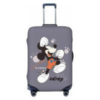 ราคา ผ้าคลุมกระเป๋าเดินทาง Disney Mickey Mouse ผ้าสแปนเด็กซ์ แบบยืดหยุ่น ยืดหยุ่น Luggage Cover 18 20 22 24 26 28 30 32 นิ้ว (21733291510)