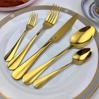 ราคา ชุดช้อนส้อมทานอาหาร อุปกรณ์บนโต๊ะอาหาร ช้อนส้อม 4ชิ้น ชุด 5ชิ้น ชุด Gold Twin Fish 87สีทอง gold 4 ชิ้น (3803246437)