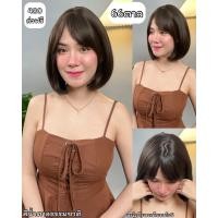 ราคา เบอร์ 66 รหัส Elle วิกผมสั้นปลายงุ้มเล็กน้อย มีหน้าม้า หนังศีรษะเทียมแบบใหม่รูปตัวS แถมเน็ต ขาตั้ง ของแถม (22156601396)