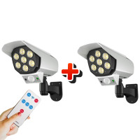 ราคา ไฟโซล่าเซลล์ ไฟติดผนัง 77 LED ไฟ Led ไฟโซล่าเซล Solar Sensor Light พลังงานแสงอาทิตย์ สไตล์กล้องวงจรปิด 3โหมด พร้อมรีโมทคอนโทลไร้สาย ไฟสว่าง กันน้ำ ทนแดด 100 ส่งฟรี สินค้าพร้อมส่ง (22764900816)