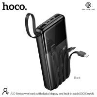 ราคา แบตสำรอง HOCO A10 Power Bank พร้อมสายชาร์จในตัว 4in1 ความจุ 10000mAh ชาร์จเร็ว 2 1A จอ LED มี มอก (22788129403)