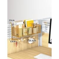 ราคา ชั้นวางของบนโต๊ะทำงานกล่องเก็บของบนโต๊ะสำนักงานอุปกรณ์จัดเก็บของอเนกประสงค์ตะกร้าแขวนบนโต๊ะสำหรับครู (20780963202)