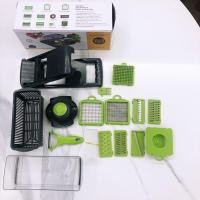 ราคา ที่สไลด์ผัก ที่หั่นผัก 16in1 เครื่องหั่นผัก อเนกประสงค์ เครื่องหั่นผักผลไม้ ชุดสไลด์ผักผลไม้ (22626496462)