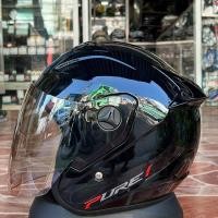 ราคา หมวกกันน็อคครึ่งใบ INDEX PURE ชิลชั้นเดียว ราคาถูก นวมแน่น (22293748717)