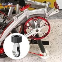 ราคา WBStar ล้อจักรยานพับง่ายสำหรับ33 9มม หลักอาน Easywheel Roller สำหรับ BROMPTON Dahon (9241677005)