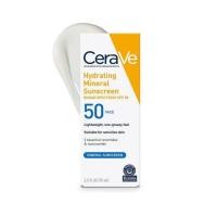 ราคา CeraVe เซราวี ครีมกันแดด สำหรับผิวหน้า Hydrating Mineral Sunscreen SPF 50 Face 75 ml (22638128550)