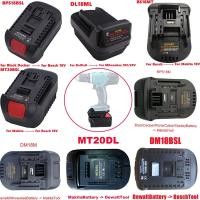 ราคา ตัวแปลง BS18MT ตัวแปลงแบตเตอรี่เครื่องมือไฟฟ้าสำหรับแบตเตอรี่สำหรับมากิต้า Bosch 18V Li ion Milwauke dewalt ryobi metabo worx Devon (22249103492)