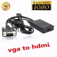 ราคา HDMI ตัวแปลงสัญญาณ VGA TO HDMI with audio full hd มีเสียงด้วย Black (204390800)