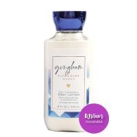 ราคา Bath Body Works Gingham Body Lotion 236 ml โลชั่นทาผิว บาธแอนด์บอดี้เวิร์ค บำรุงผิวกายผสมน้ำหอม กลิ่น กิงแฮม หอมสดชื่นสดใส แบบสาว แอคทีฟ (22366323648)