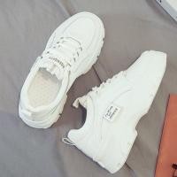 ราคา Fenglin รองเท้าผ้าใบ รองเท้าแฟชั่น รองเท้าผ้าใบผู้หญิง เสริมส้น รองเท้าแตะส้นหนาสีขาวผู้หญิงเวอร์ชั่นเกาหลี sport shoes รองเท้านักเรียน (15423235666)