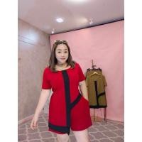 ราคา ใหม่ Set 2 ชิ้นขาสั้นสาวอวบ เซ็ทขาสั้นสีโทนชายเสื้อไม่เท่ากันไซส์ใหญ่สาวอวบ Free size 40 50 นิ้ว ใส่สวย เป็นผ้าวูลเวฟ (22187425005)