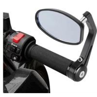 ราคา กระจกปลายแฮนด์ ทรงรี กระจกติดปลายแฮนด์ กระจกมอเตอร์ไซค์ กระจกแต่ง ใส่ได้ทุกรุ่น กระจกกลม กระจกมอไซ สีดำ Mirror Motorcycle mirror (1735012152)