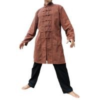 ราคา ร้านผ้าเมือง เสื้อผ้าฝ้ายพื้นเมือง คอจีน กระดุมจีน แขนยาว ตัวยาว กังฟู ต่อสู้ ไทเก๊ก กระเป๋า 2 ข้าง (19909445126)