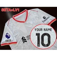 ราคา เสื้อฟุตบอลสโมสร ทีม ลิเวอร์พูล เยือนตัวที่3 สีขาว ล่าสุดปี 2024 25 AA0101 เกรดแฟนบอล รับทำชื่อ เบอร์ ไซส์เอเชีย XS 4XL (22602532194)