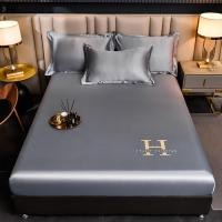 ราคา Abraca Dabra คูลลิ่ง ปักผ้าปูเตียงผ้าไหมล้างฤดูร้อนผ้าไหมน้ําแข็งที่นอนฝาครอบป้องกันซาตินติดตั้งผ้าปูที่นอน เทียม3ฟุต 3 5ฟุต 5ฟุต 6ฟุต (22362710257)