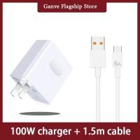 ราคา ชุดชาร์จ หัวเหว่ย 88W 100W หัวชาร์จ USB Type C Huawei 6A สายชาร์จเร็ว USB to type c fast Charge ของแท้รองรับ Pura 70 Mate9 Mate9pro P10 P10plus P20 P20Pro P30 P30Pro Mate20 Mate 20Pro (22007039635)