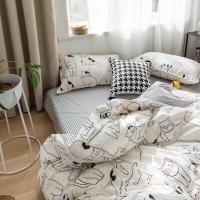 ราคา ลายแมว ชุดผ้าปูที่นอน ครบชุด 6 ชิ้น ผ้าปู ผ้านวม ปลอกหมอน ปลอกหมอนข้าง (16945903335)