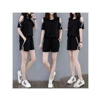 ราคา GW ชุดสูทผู้หญิงกางเกงขาสั้นแขนลำลองขาสั้นกีฬาหลวม (22599645199)