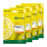 ราคา Garnier Skin Naturals Bright Complete Vitamin C Serum Mask 4sheet การ์นิเย่ สกิน แนทเชอรัสส์ ไบรท์ คอมพลีท วิตามิน ซี เซรั่ม มาส์ก แผ่นมาส์กหน้า (21500980277)
