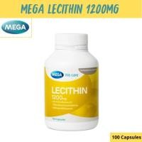 ราคา MEGA We care เมก้าวีแคร์ LECITHIN 1200 MG เลซิติน 1200 มิลลิกรัม ผลิตภัณฑ์เสริมอาหาร 100 เม็ด (22152516087)