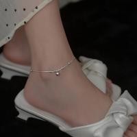 ราคา ArgentFlow กำไลข้อเท้ากระดิ่งลูกปัดเงินแท้ A013 100 S925 (21724088218)