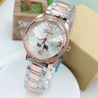 ราคา นาฬิกาข้อมือผู้หญิง เจนีวา สายเลท ดีไซน์เรียบหรู ขนาด 34 มม หน้าปัดล้อมเพชร แถมถ่านฟรี (21798642022)