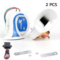 ราคา แตรหอยโคร่ง 18เสียง 12v สำหรับรถยนต์ มีหลายเสียงเวลากดไปเรื่อยๆ เสียงดังสนั่นหวั่นไหว TYFER (22626614121)