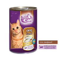 ราคา ส่งฟรีไม่ต้องใช้โค้ด แคทตี้ แคท อาหารแมวกระป๋อง 400 กรัมx12 กระป๋อง (22524192953)