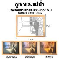 ราคา โคมไฟกรอบรูปไม้ โคมไฟติดผนัง led กรอบรูป มาพร้อมไฟปรับได้ 3โหมด กรอบรูปบานพับเม็ดโฟมมีไฟ กรอบเขย่ามีไฟเปิด ปิดได้ กรอบรูปเม็ดโฟมมีไฟ ของขวัญวันครบรอบ FunHome (21561546064)