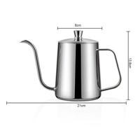 ราคา กาดริปกาแฟ สแตนเลส เหยือกกาแฟดริป กาต้มน้ำดริปกาแฟ สำหรับทำกาแฟดริป ใช้กับเตาไฟฟ้าได้ ขนาด240ml 350ml 600ml มีฝาปิด MindCoffee (22511147753)