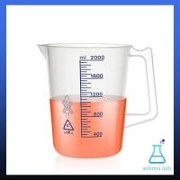 ราคา บีกเกอร์พลาสติก ชนิดมีหู เกรดห้องทดลอง Beaker plastic PP Lab plastic Beaker (22259884749)