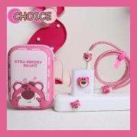 ราคา เคสเครื่องป้องกันที่ชาร์จ XIAOMI 120W ที่ชาร์จความเร็วสูงลายหมีสตรอเบอร์รี่น่ารักสาย USB Type C ตัวป้องกันสายชาร์จสำหรับ Xiaomi Mi11t Pro MDY 13 EE Cchoice (19297151417)