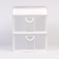 ราคา SMITH ตู้ลิ้นชักเก๊ะสูง 2 ชั้น 5891 ขนาด 25x35x33 ซม สีขาว (20940746729)