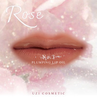 ราคา NEW UZI ROSE PLUMPING LIP OIL ลิปออย ริมฝีปากฉ่ำวาว อิ่มน้ำ สารสกัดจากธรรมชาติ ลิปบำรุง ลิปออยล์ (22699187732)