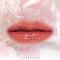 ราคา NEW UZI ROSE PLUMPING LIP OIL ลิปออย ริมฝีปากฉ่ำวาว อิ่มน้ำ สารสกัดจากธรรมชาติ ลิปบำรุง ลิปออยล์ (22699187731)