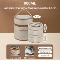 ราคา OOKAS กล่องข้าว ปิ่นโตเก็บอุณหภูมิ กล่องใส่อาหาร กล่องข้าวเข้าไมโครเวฟได้ ปิ่นโต (22795700973)